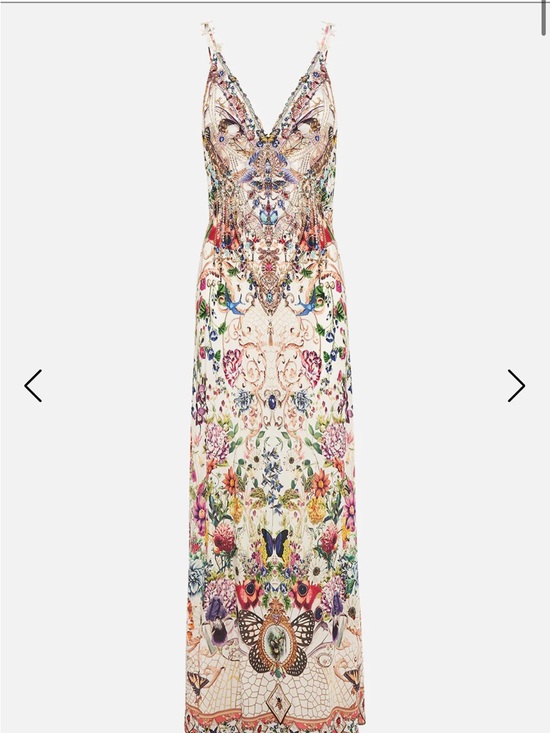 Camilla Dresses & Skirts - Camilla queen bee hive Floral Embroidered V-Neck Maxi Dress in S NWT